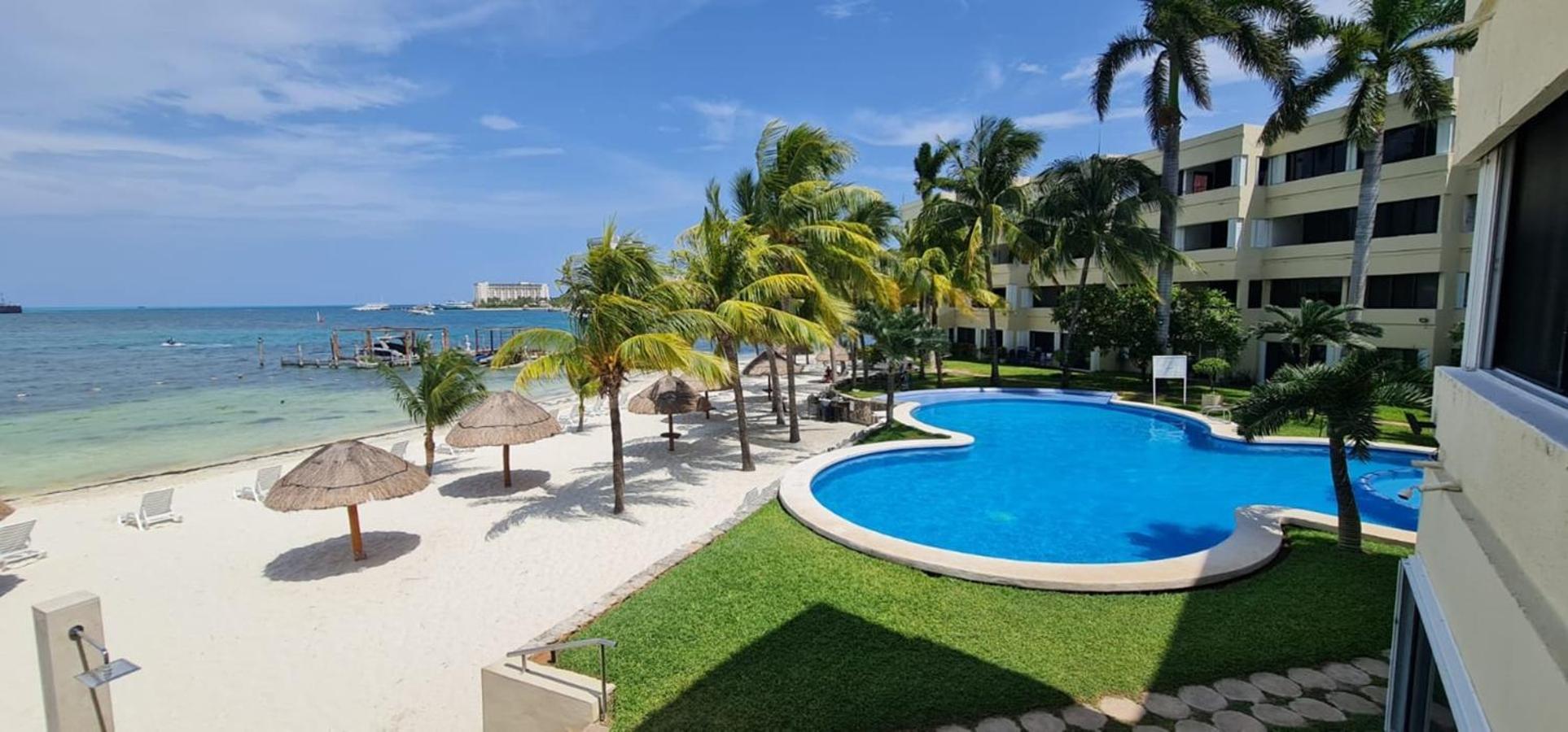 Oceanfront Condo At Unique Location Cancun Dış mekan fotoğraf