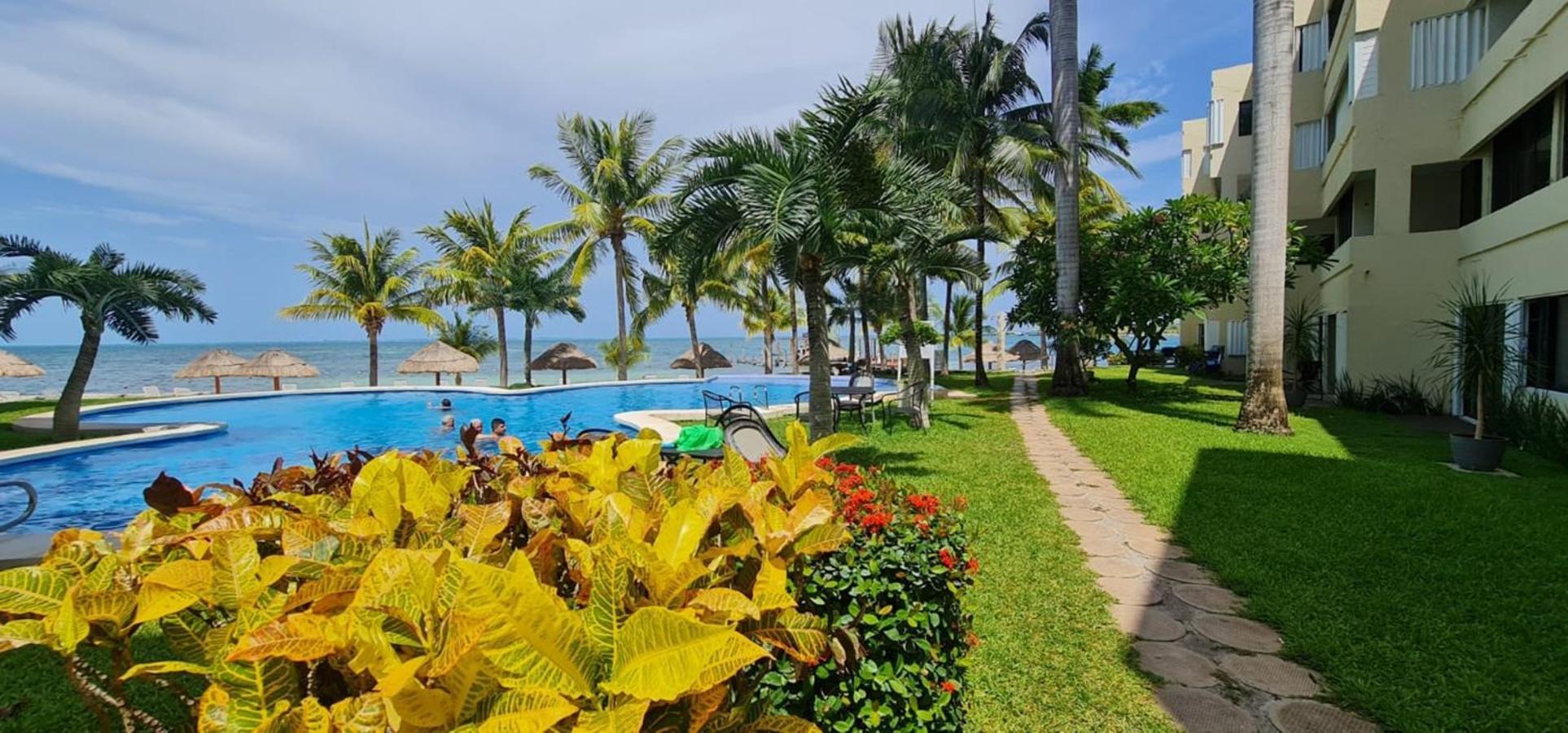 Oceanfront Condo At Unique Location Cancun Dış mekan fotoğraf